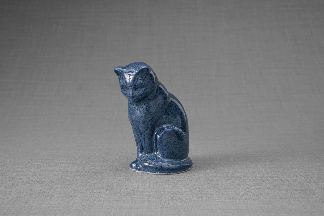 Pulvis cat mini urn for cremation image